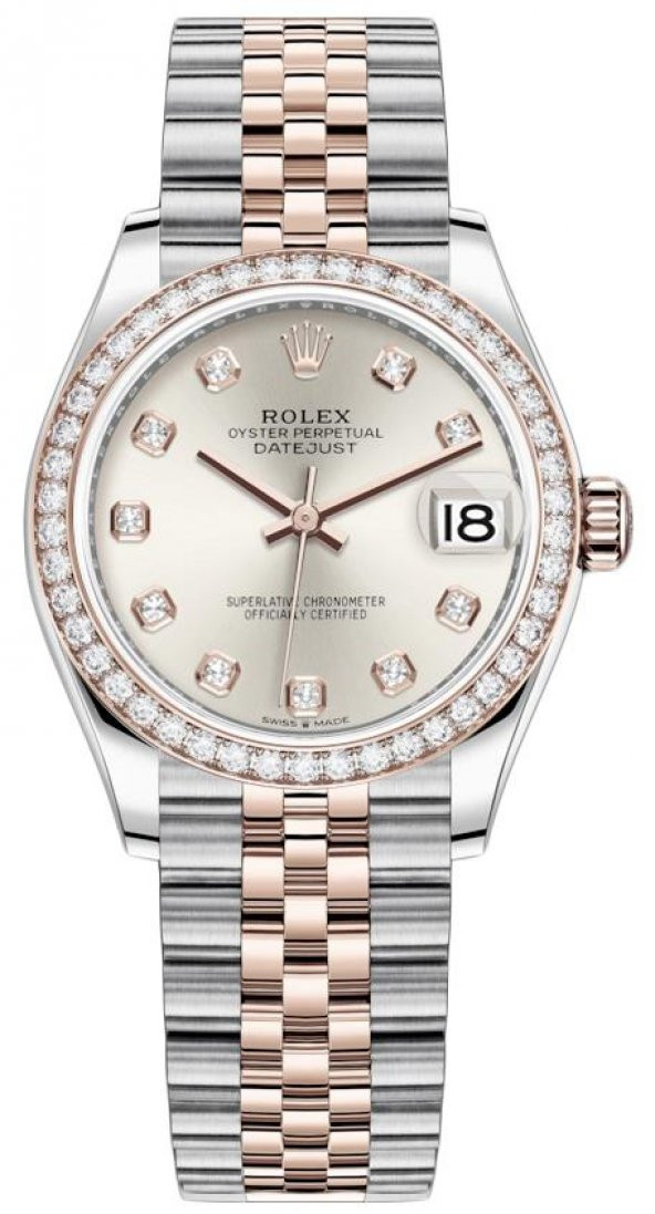 Rolex Datejust 31mm Jubile Kordon Pırlantalı Kadın Kol Saati 278381RBR