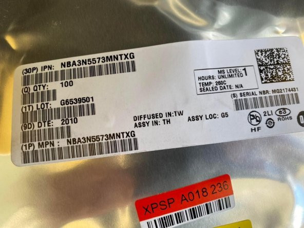Onsemi NBA3N5573MNTXG Entegre 100 Adet - Resim 5