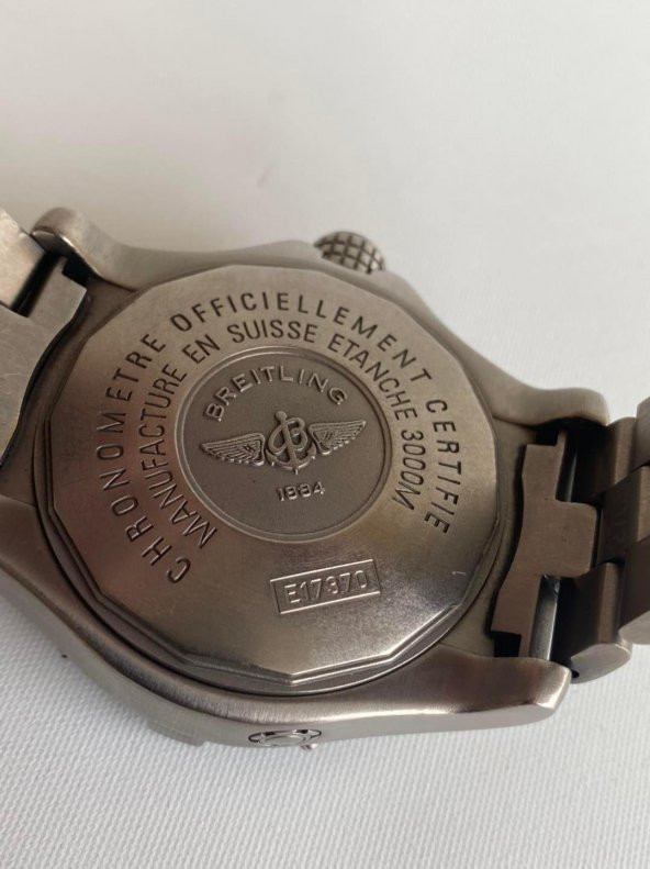 Breitling Avenger Seawolf 44mm Titanyum Kordon Erkek Kol Saati 2. El - Resim 7