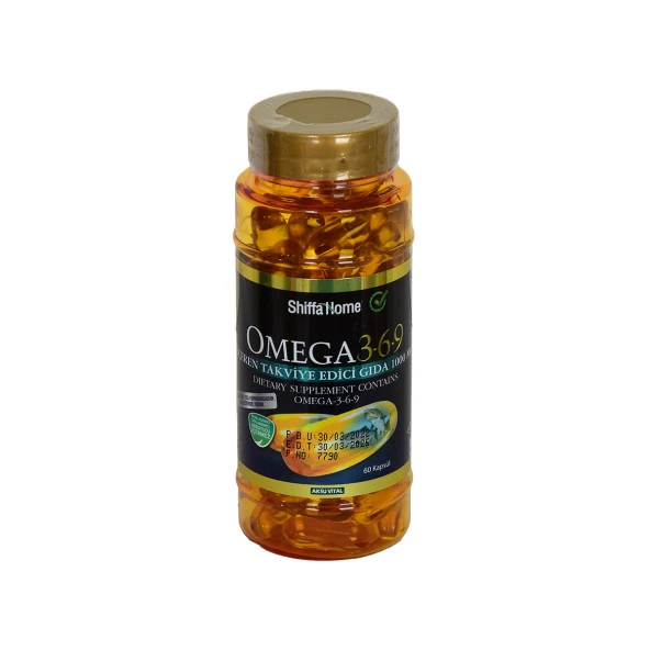 Shiffa Home Omega 3-6-9 1000 Mg (DHA+EPA 550 Mg) Yumuşak 60 Kapsül