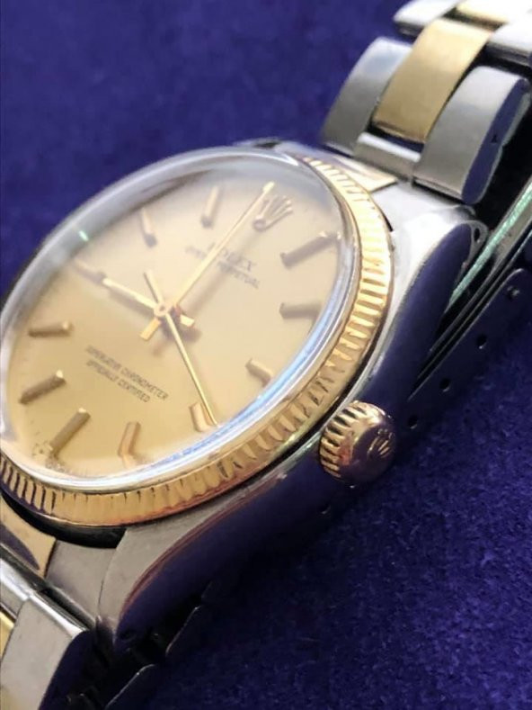 Rolex Oyster Perpetual Altın Çelik Kol Saati 34mm - 8