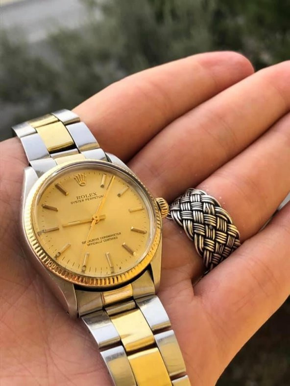Rolex Oyster Perpetual Altın Çelik Kol Saati 34mm - 12