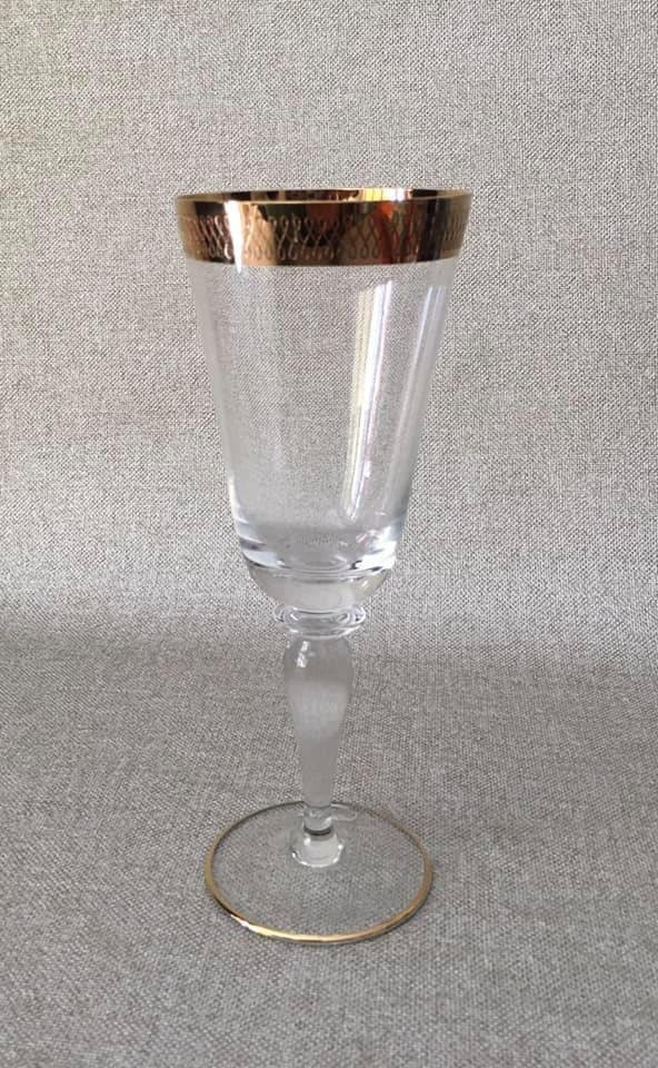 1980’ler Avrupa Vintage Kristal Kadeh 19 cm - 2