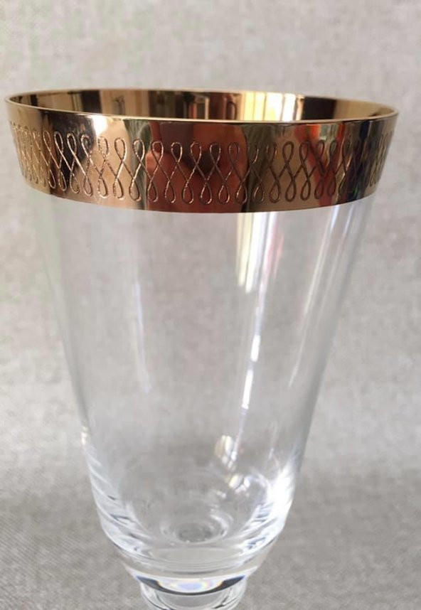 1980’ler Avrupa Vintage Kristal Kadeh 19 cm - 3