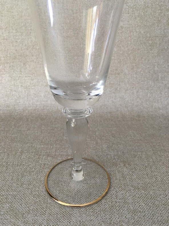 1980’ler Avrupa Vintage Kristal Kadeh 19 cm - 5
