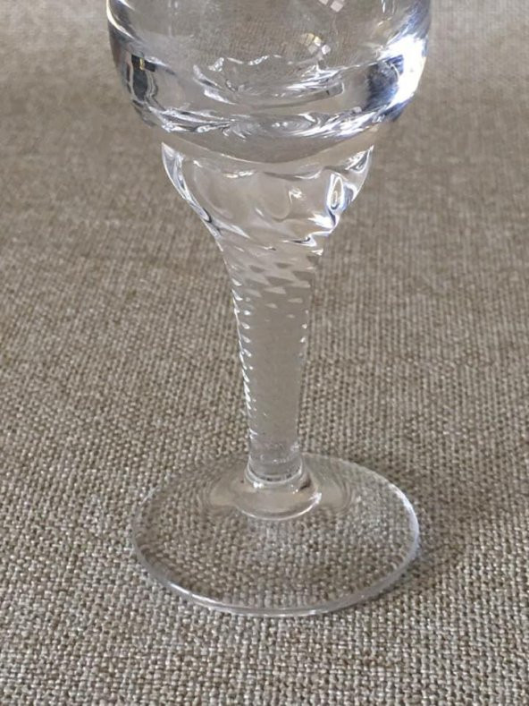 1980’ler Avrupa Vintage Kristal Kadeh 11 cm - 4