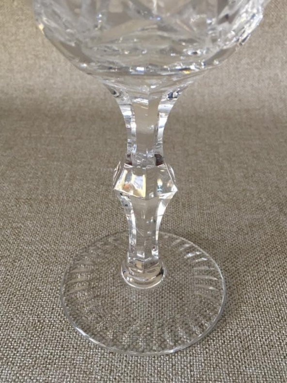 1980’ler Avrupa Vintage Kristal Kadeh 18 cm - 6