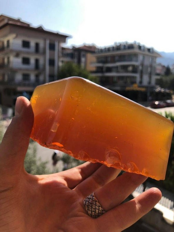 Tam Tespitsiz Sıkma Pres Kehribar 415-480 Gram - 3