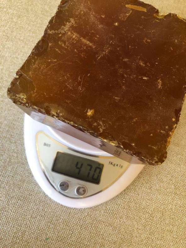 Tam Tespitsiz Sıkma Pres Kehribar 415-480 Gram - 6