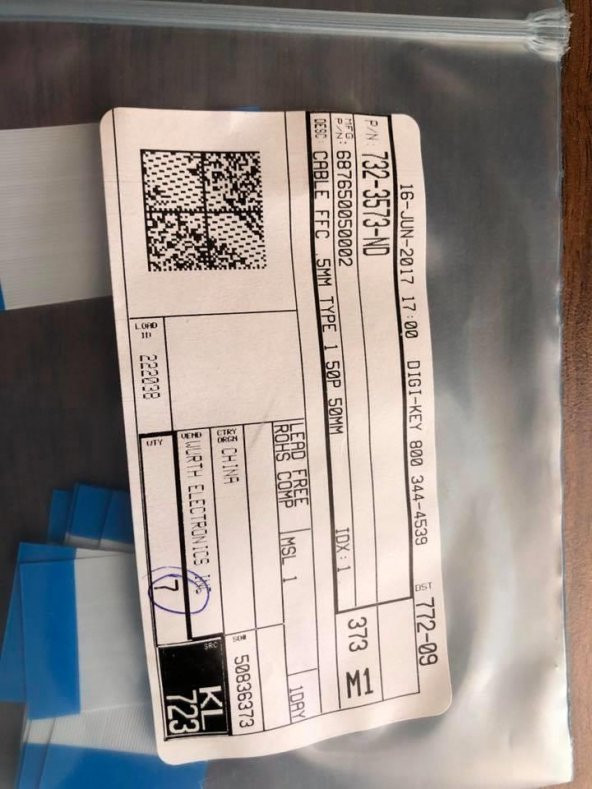 Molex WM11534-ND Würth 732-3573-ND Şerit Aktarma Kabloları 13 Adet - Resim 4