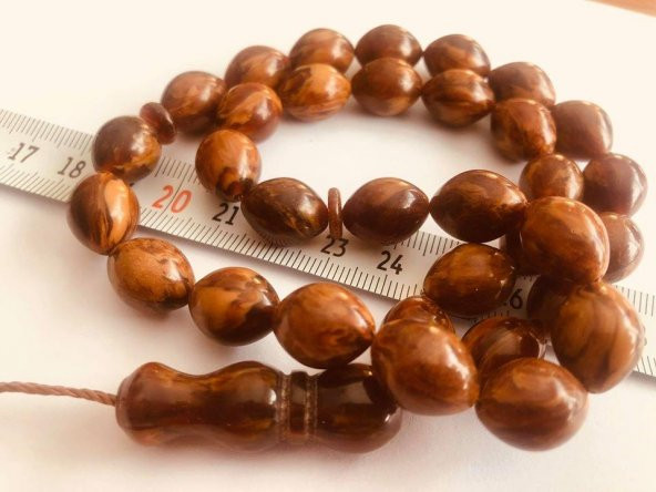 TOZ SIKMA ATEŞ PARÇALI KOKULU KEHRİBAR TESBİH e - 2