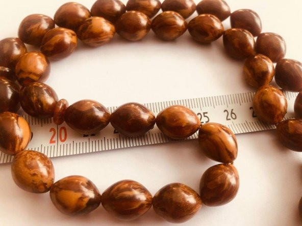 TOZ SIKMA ATEŞ PARÇALI KOKULU KEHRİBAR TESBİH e - 3