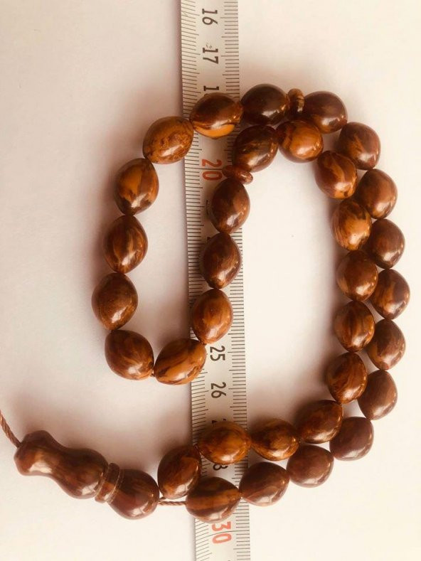 TOZ SIKMA ATEŞ PARÇALI KOKULU KEHRİBAR TESBİH e - 4