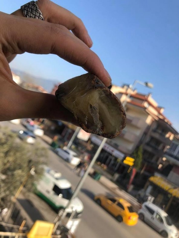 Baltık Doğal Kaya Damla Kehribar Faturalı 65 Gram - Kaya Damla Kehribar Taş - 2