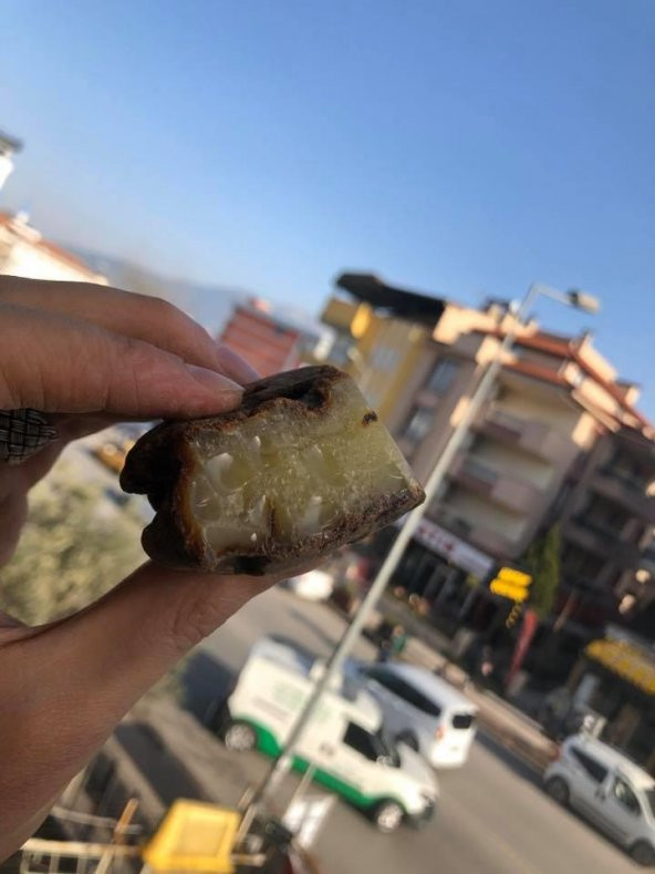 Baltık Doğal Kaya Damla Kehribar Faturalı 65 Gram - Kaya Damla Kehribar Taş - 3