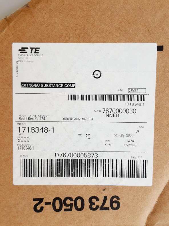TE Connectivity 1718348-1 AMP MCON Serisi Otomotiv Konnektörü 9000 Adet - Resim 2
