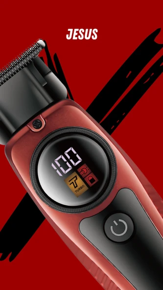 Lesima Jesus Serisi T-bıçak Saç, Sakal Çizim Makinesi - 4