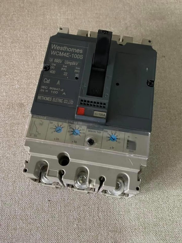 Westhomes 100A 8kV Kaçak Akım Korumalı Şalter WCM4E-100S - 6