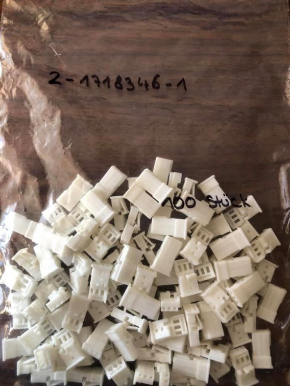 TE Connectivity 2-1718346-1 Otomotiv Konnektörü 100 Adet MQS 3POS - 5