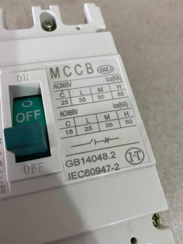 Westhomes 225A 8Kv Kaçak Akım Korumalı Şalter WCM1-225L/3300 - 6