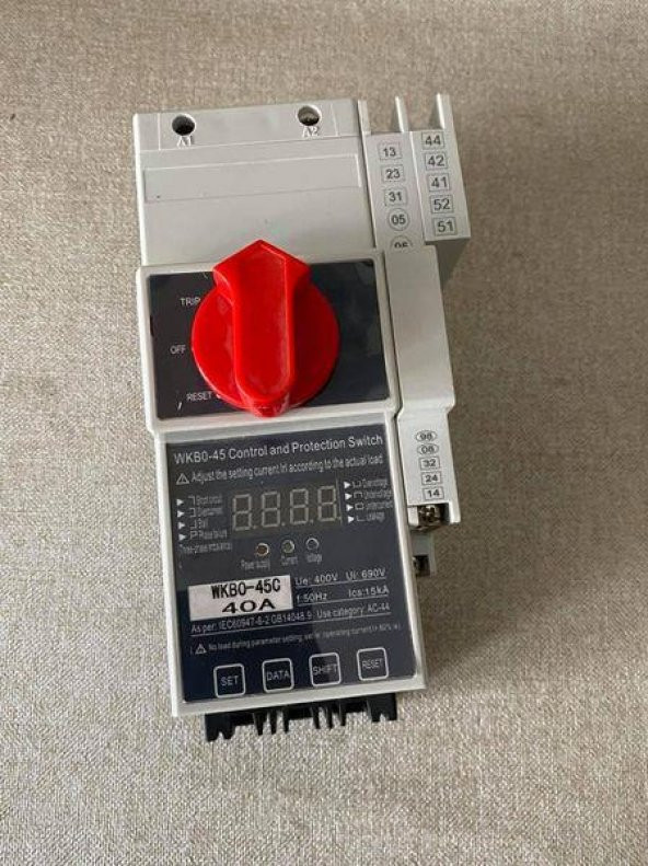 Westhomes 400V 40A Motor Kontrol ve Koruma Şalteri WKB0-45C