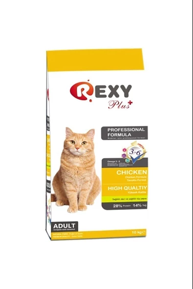 REXY YETİŞKİN KEDİ MAMASI TAVUKLU 10KG