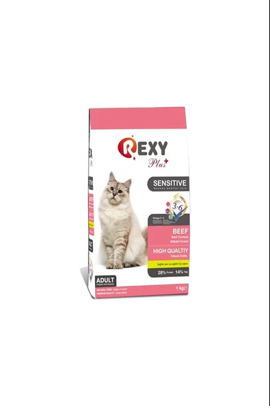 REXY YETİŞKİN KEDİ MAMASI BİFTEKLİ 1KG