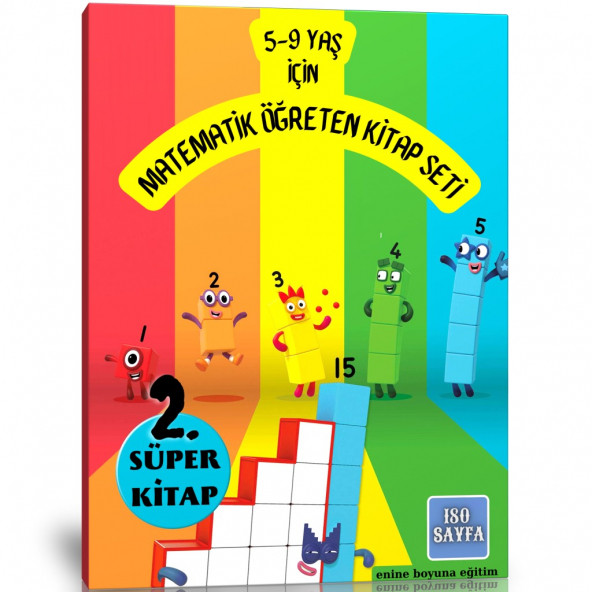 5-9 Yaş İçin Matematik Öğreten Kitap Seti (2 Süper Kitap)
