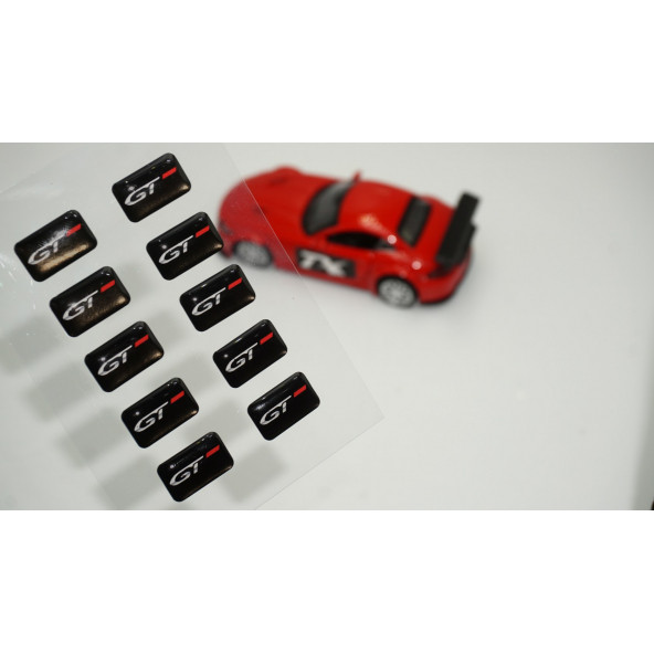 Hyundai GT Yeni Nesil Logo 3D Cam Açma Torpido Konsol Ayna Çıkartma Seti ürün görseli