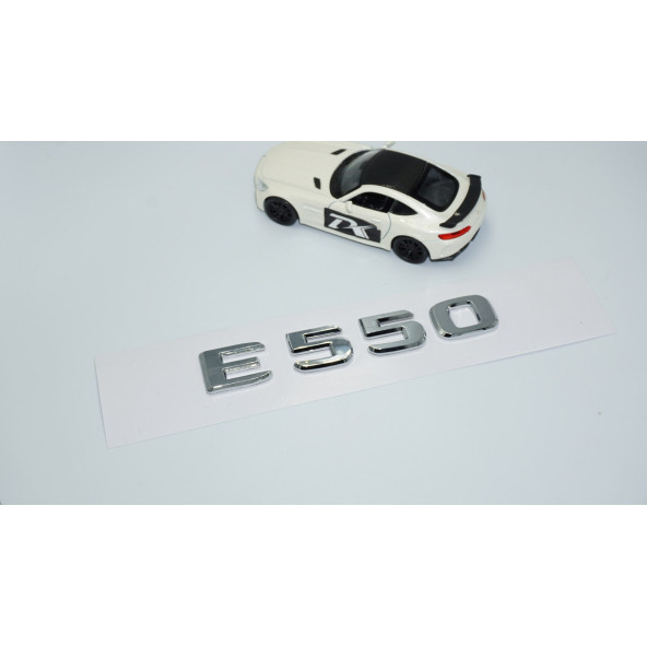 DK Tuning E550 Bagaj Krom ABS 3M 3D Yazı Logo Benz İle Uyumlu - 2