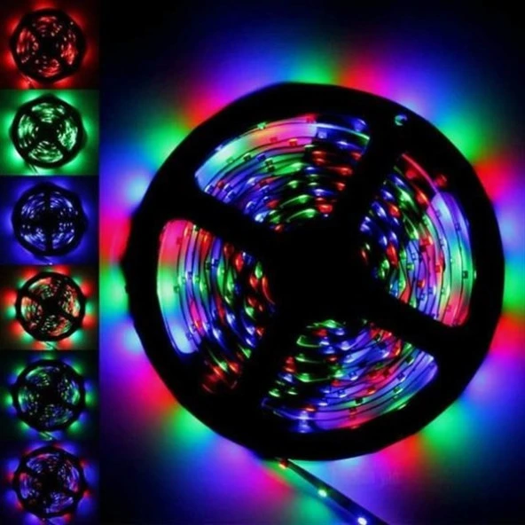 nefertiya  5 mt 20 Fonksiyonlu Uzaktan Kumandalı RGB Gaming Led Şerit Işık