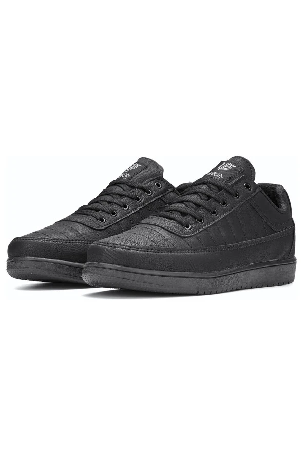 Günlük Erkek Sneaker Bağcıklı Düz Desenli Taban Rahat Spor Ayakkabı 305 - 3