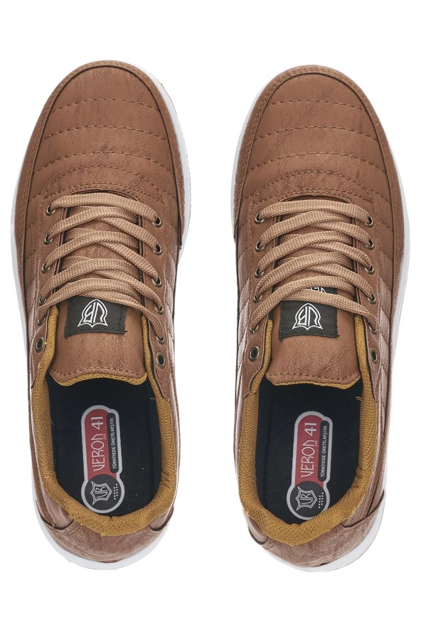 Günlük Erkek Sneaker Bağcıklı Düz Desenli Taban Rahat Spor Ayakkabı 305 - 12