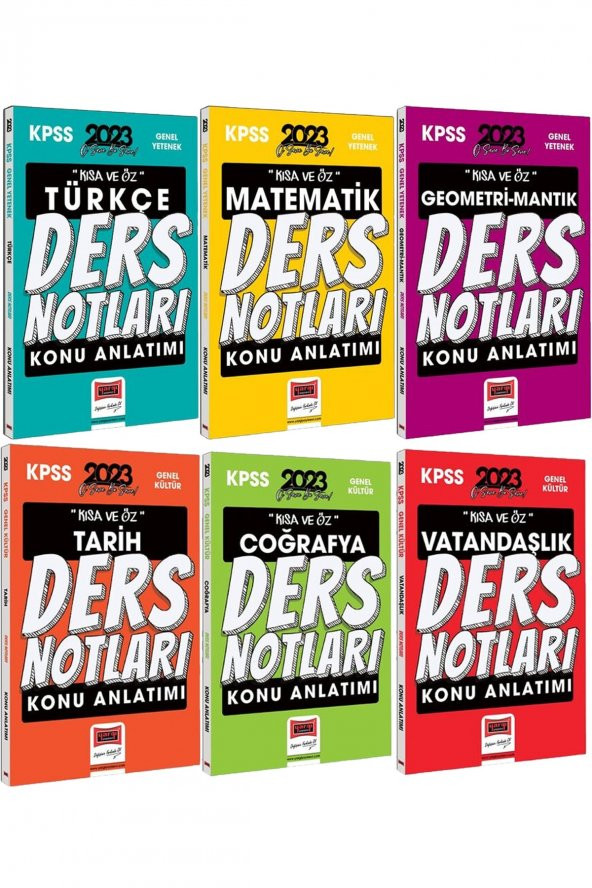 Yargı 2023 Kpss Kısa Ve Öz Türkçe Matematik Geometri Tarih Coğrafya Vatandaşlık Konu Ders Notları - 1