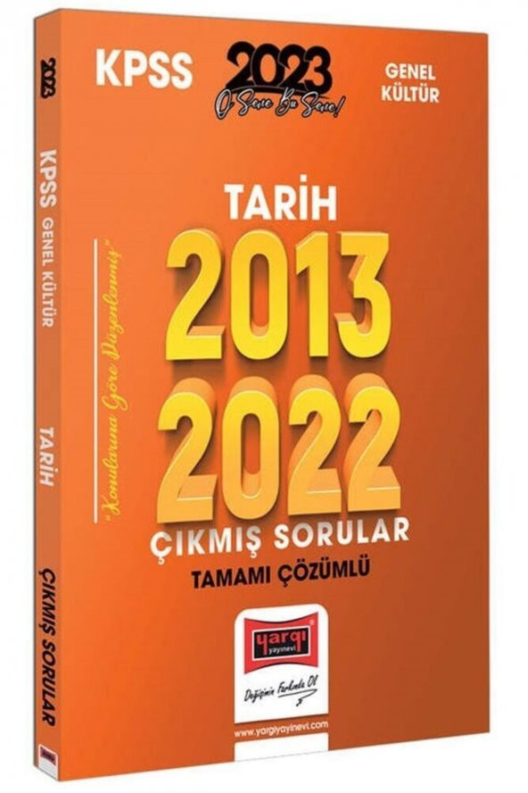 2023 Kpss Tarih 2013 2022 Tamamı Çözümlü Çıkmış Sorular