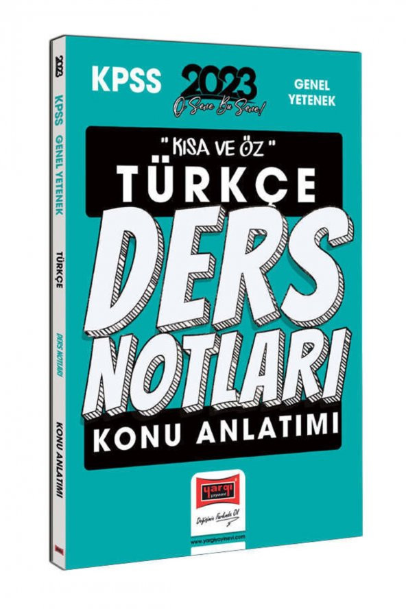2023 Kpss Kısa Ve Öz Türkçe Konu Anlatımlı Ders Notları - 1