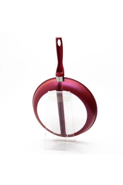 Redio 30 Cm Cingöz Çift Bölmeli Tava, Kırmızı - 2