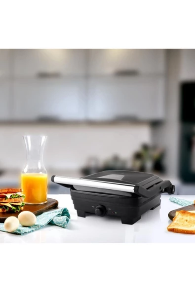 Smart Grill Tost Makinesi Siyah - 3