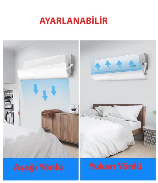 DailyTech Ayarlanabilir Hava Yönlendirici Klima Aparatı - 3
