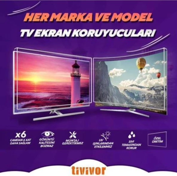 Tivivor 47" 120 Ekran Universal Led Tv Ekran Koruyucu - 1