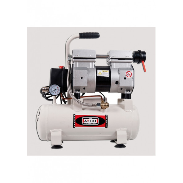 Attlas SC1009 0.75 Hp 7 Bar 9 LT Monofaze Sessiz Hava Kompresörü ürün görseli
