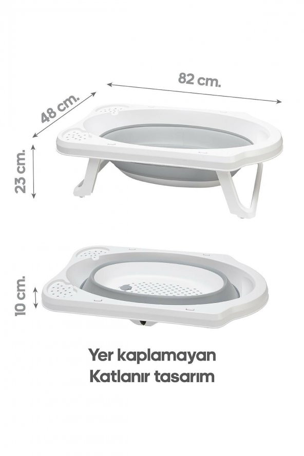 Pratik Kolay Katlanabilir Banyo Küveti - 2