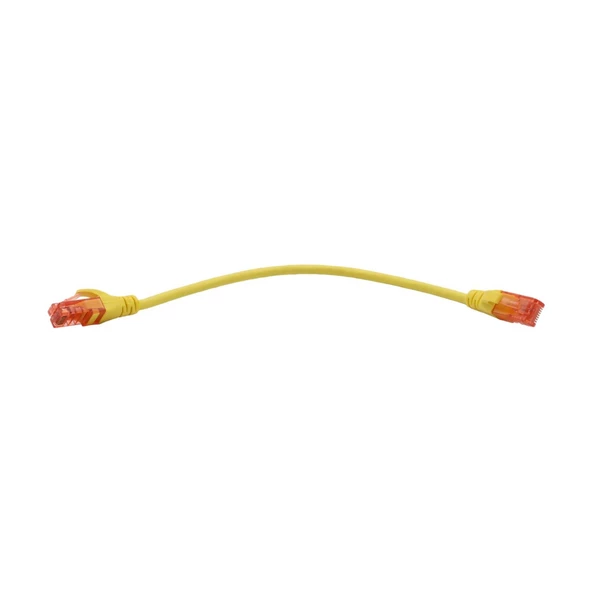 DİGİTUS PATCH CORD UTP CAT6 0.25 MT YELLOW (10'LU PAKET)