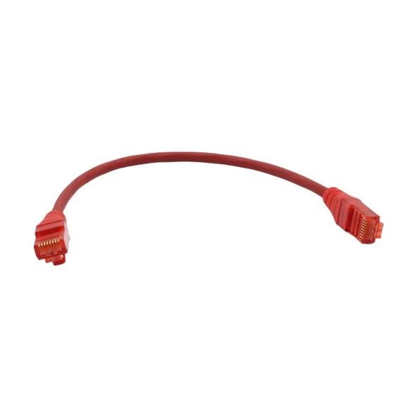 DİGİTUS PATCH CORD UTP CAT6 0.25 MT RED (10'LU PAKET) - 2