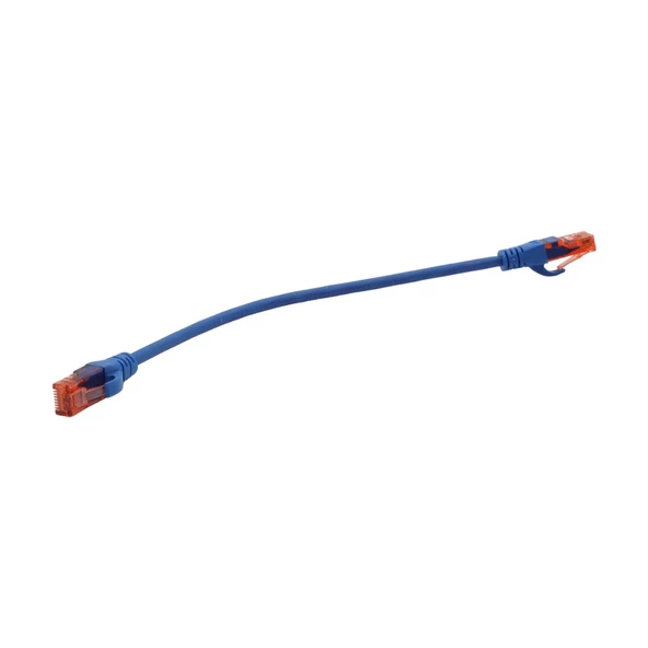 DİGİTUS PATCH CORD UTP CAT6 0.25 MT BLUE (10'LU PAKET)