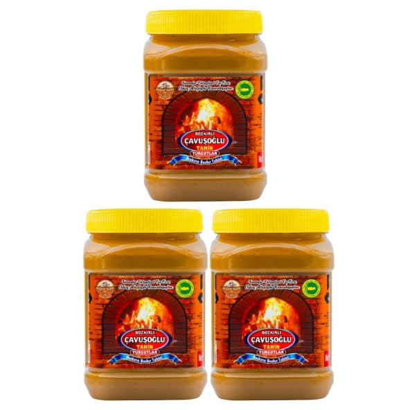 Çavuşoğlu Odun Ateşinde Kepekli Bozkır Tahini 930g x 3
