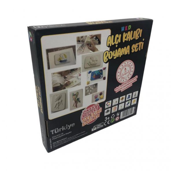 Farbu Oyuncak Alçı Kalıbı Boyama Eğitici El Beceri Oyun Seti - 5