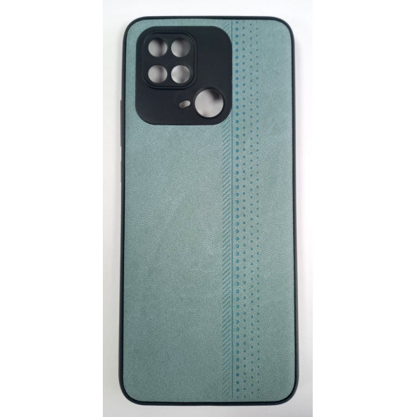 Xaiomi Redmi 10C Deri Görünümlü Yumuşak Spor Kılıf - Resim 4
