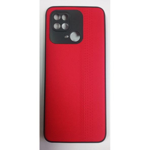 Xaiomi Redmi 10C Deri Görünümlü Yumuşak Spor Kılıf - Resim 6
