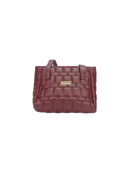 Liva 2368 Kapitoneli Orta Boy Kadın El Omuz Çantası - Resim 10